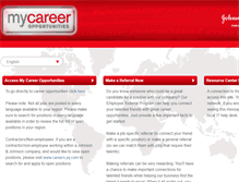 Tablet Screenshot of mycareeropportunities.net